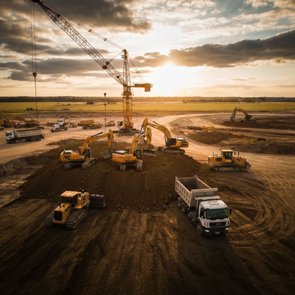 Heavy construction equipment