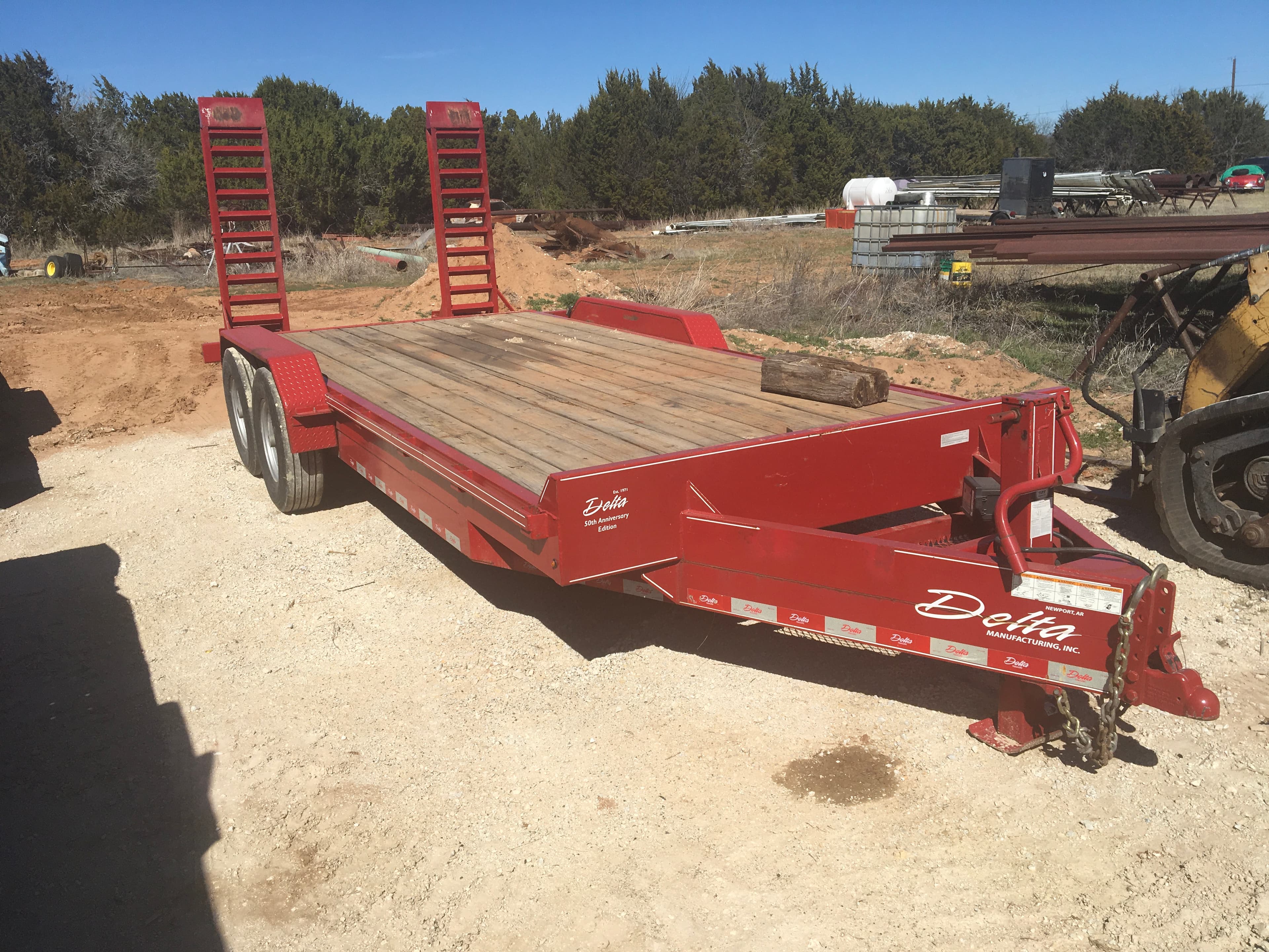 2022 18 ft Delta equipment trailer - Image 1
